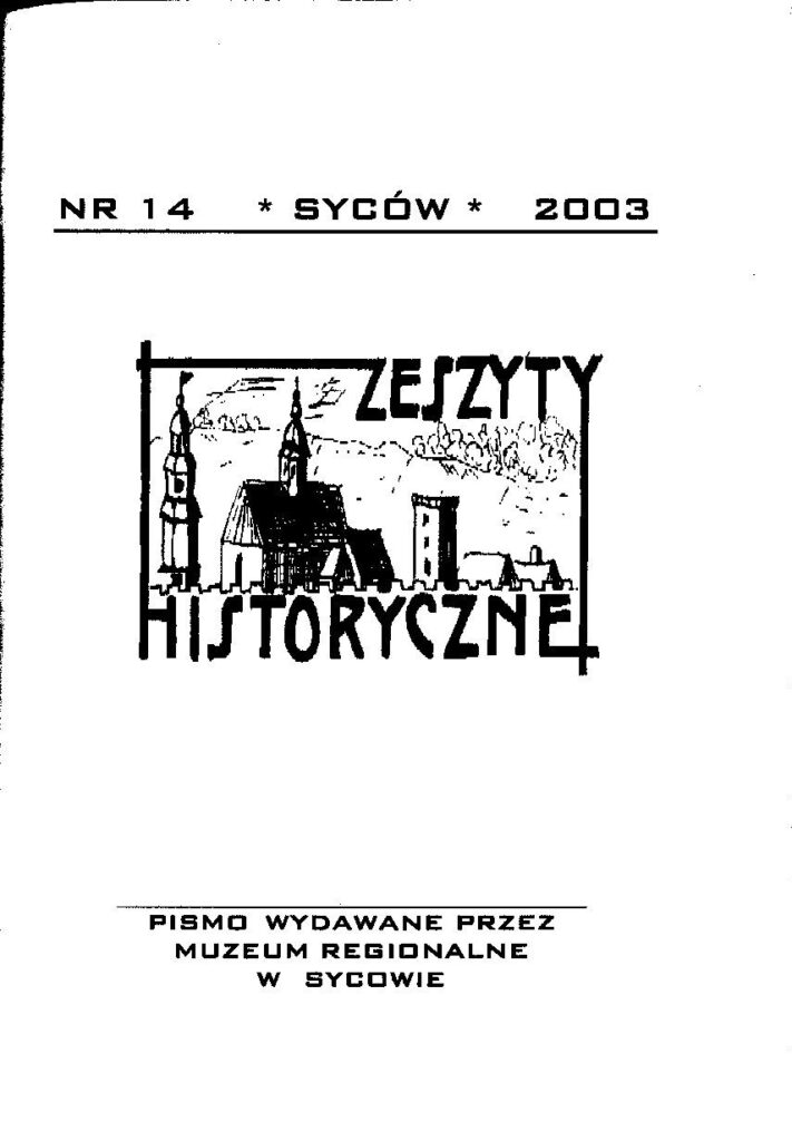 Wizerunek: ZESZYT HISTORYCZNY NR 14